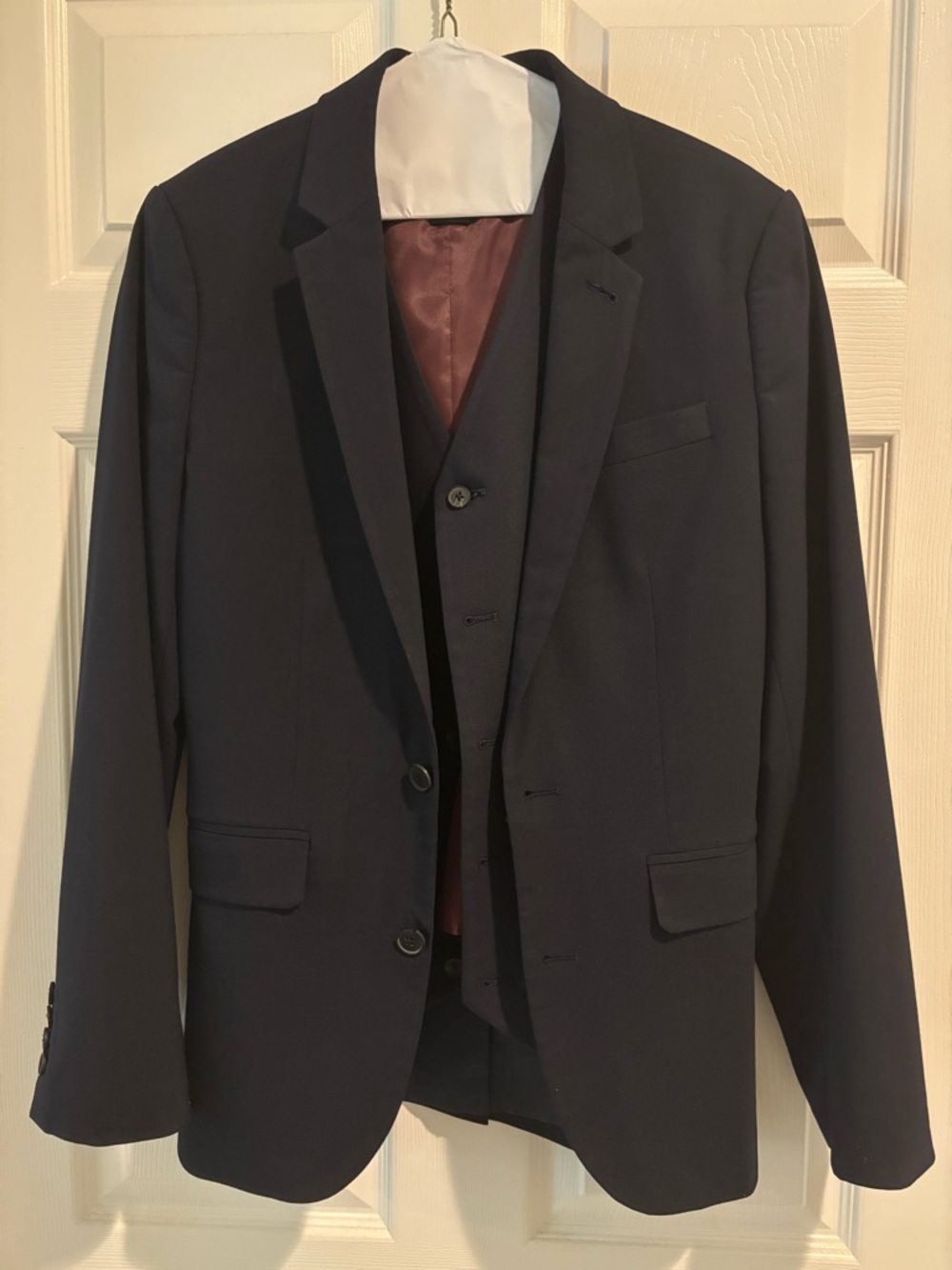 Men's Navy Suit ASOS 34R 28x30 - Like New!